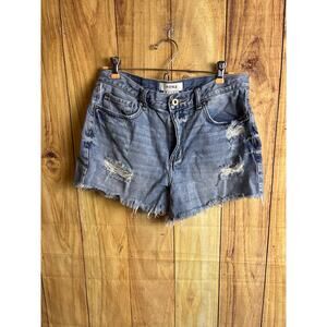 Pistola Distressed Denim Jean Shorts Medium Wash Women's Size 29